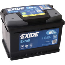 Exide - EXCELL EB602 12V 60Ah 540A(EN) 242 x175x 175 0/1 - 12V | 60A | 60Ah