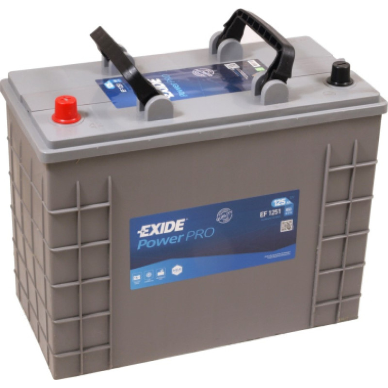Exide - PowerPRO EF1251 12V 125Ah 850A(EN) 349x175x285 1/1 - 12V | 125A | 125Ah