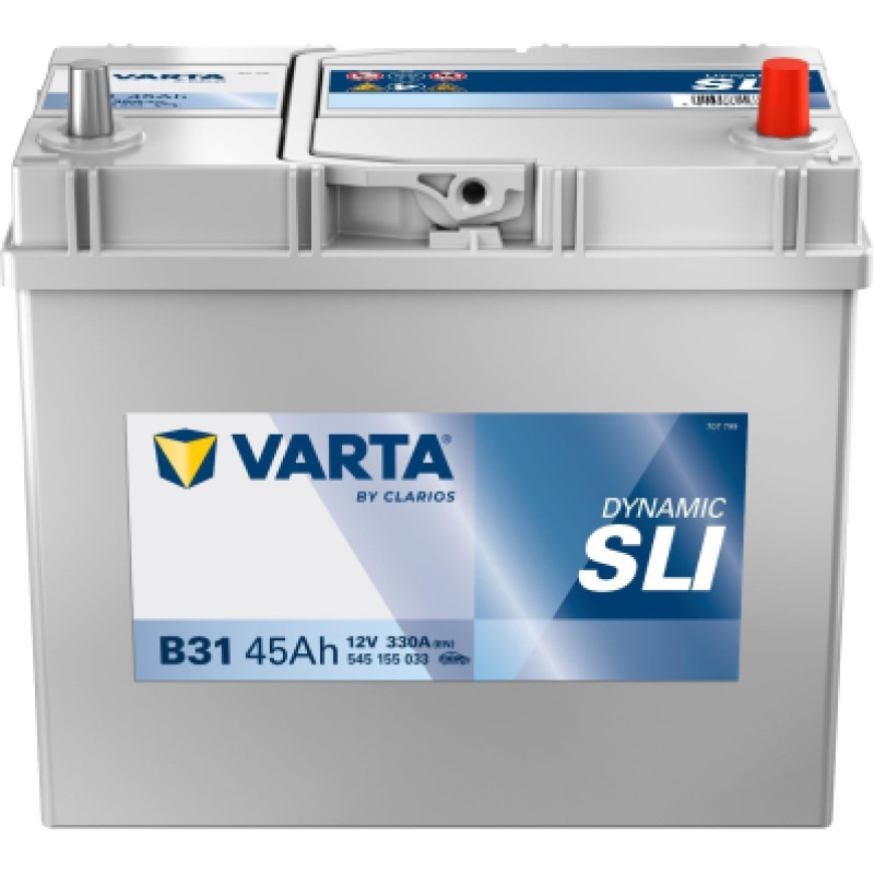 Varta - VARTA DYNAMIC SLI B31 12V 45Ah 330A (EN) 238x129x227 0/3 EAN4016987167526 - 12V | 45A | 45Ah