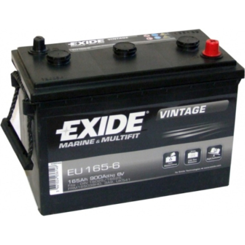 Exide - EU 165-6 - 6V | 900A | 165Ah