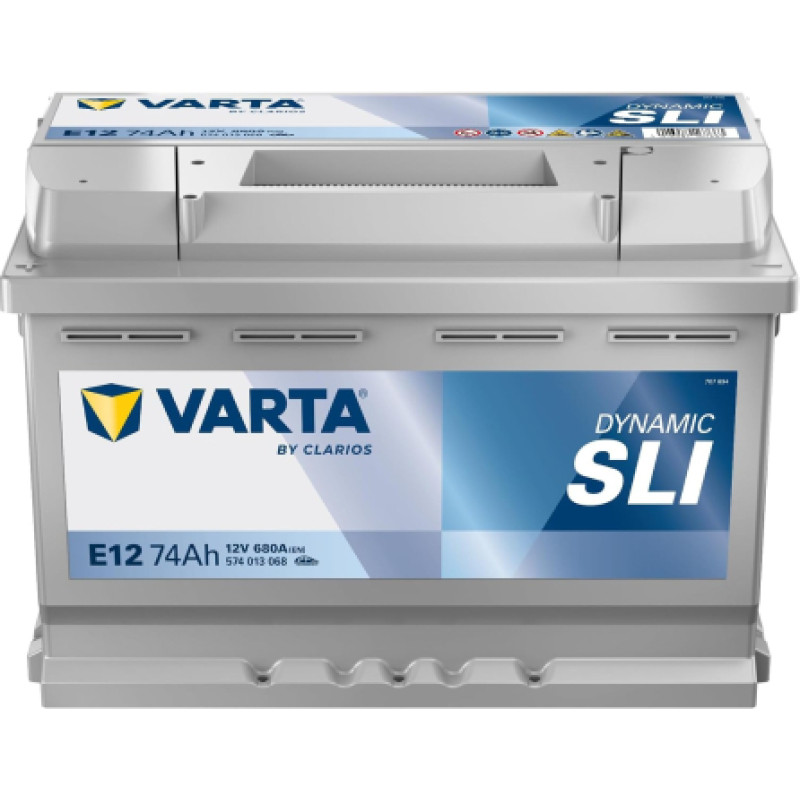 Varta - VARTA DYNAMIC SLI E12 1/1 - 12V | 74A | 75Ah