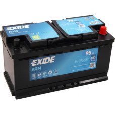 Exide - START-STOP AGM EK950B 12V 95Ah 850A(EN) 353x175x190 0/1 - 12V | 95A | 95Ah