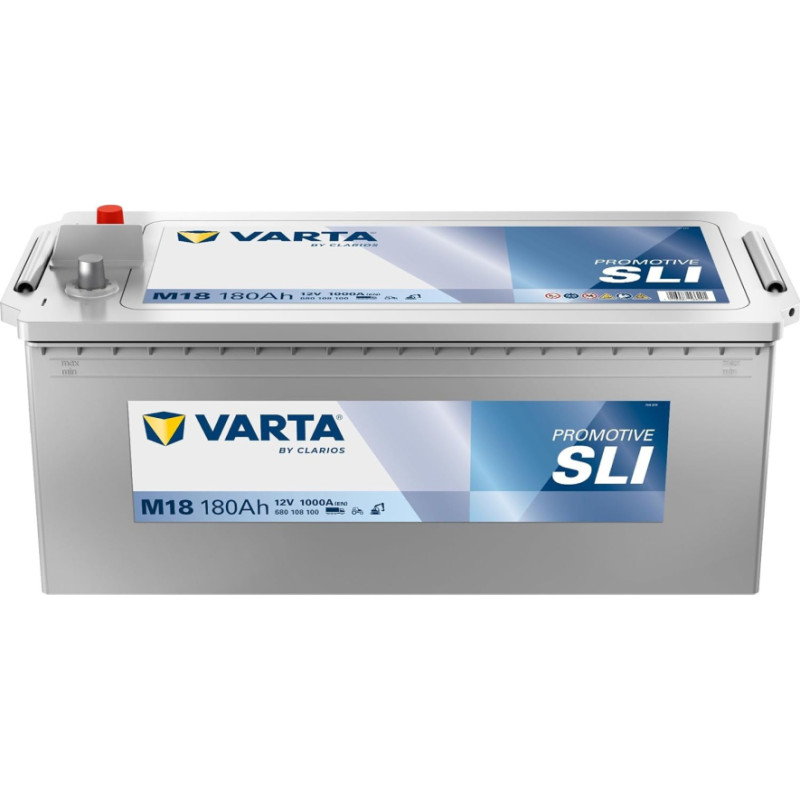 Varta - VARTA Promotive SLI M18 12V 180Ah 1000A (EN) 513x223x223 3/1 EAN4016987166291 - 12V | 180A | 180Ah