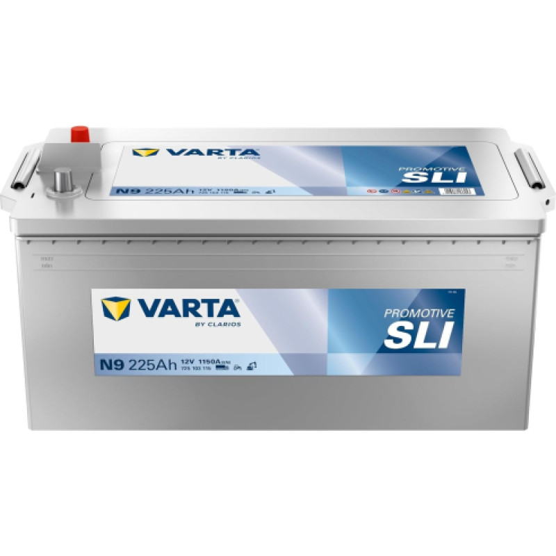 Varta - VARTA Promotive SLI N9 12V 225Ah 1150A (EN) 518x276x242 3/1 EAN4016987166253 - 12V | 225A | 225Ah