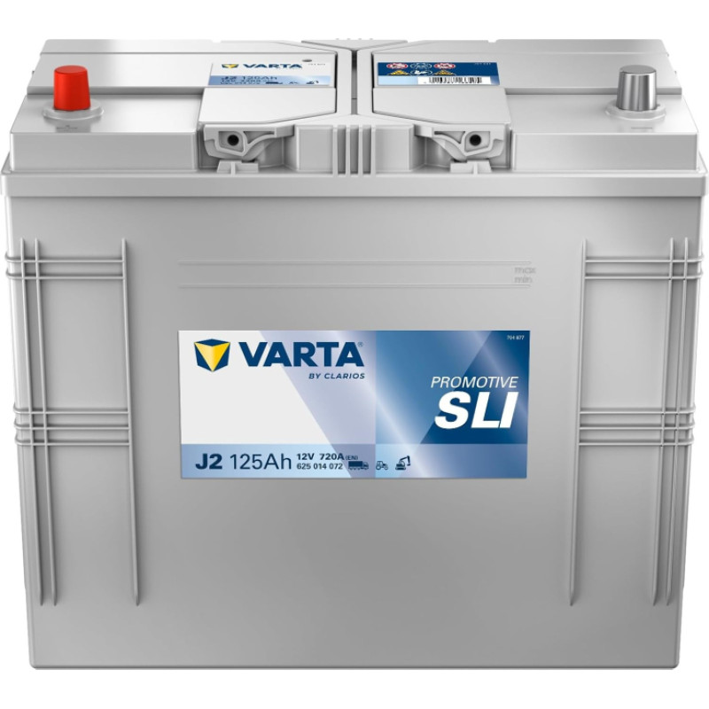 Varta - VARTA Promotive SLI J2 12V 125Ah 720A (EN) 349x175x290 1/1 EAN4016987166505 - 12V | 125A | 125Ah