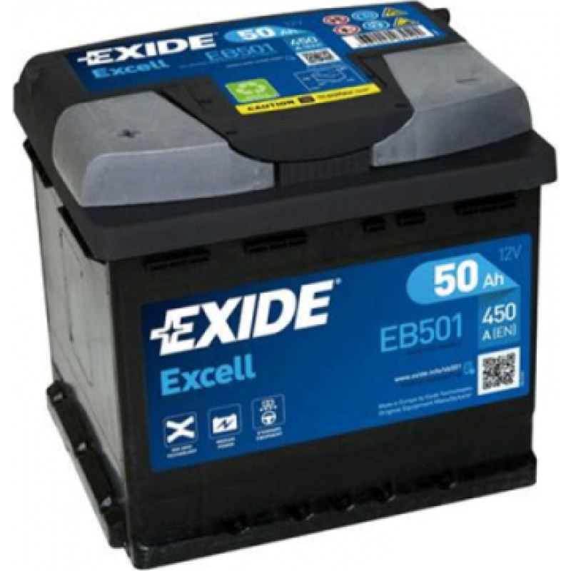 Exide - EB501 - 12V | 450A | 50Ah