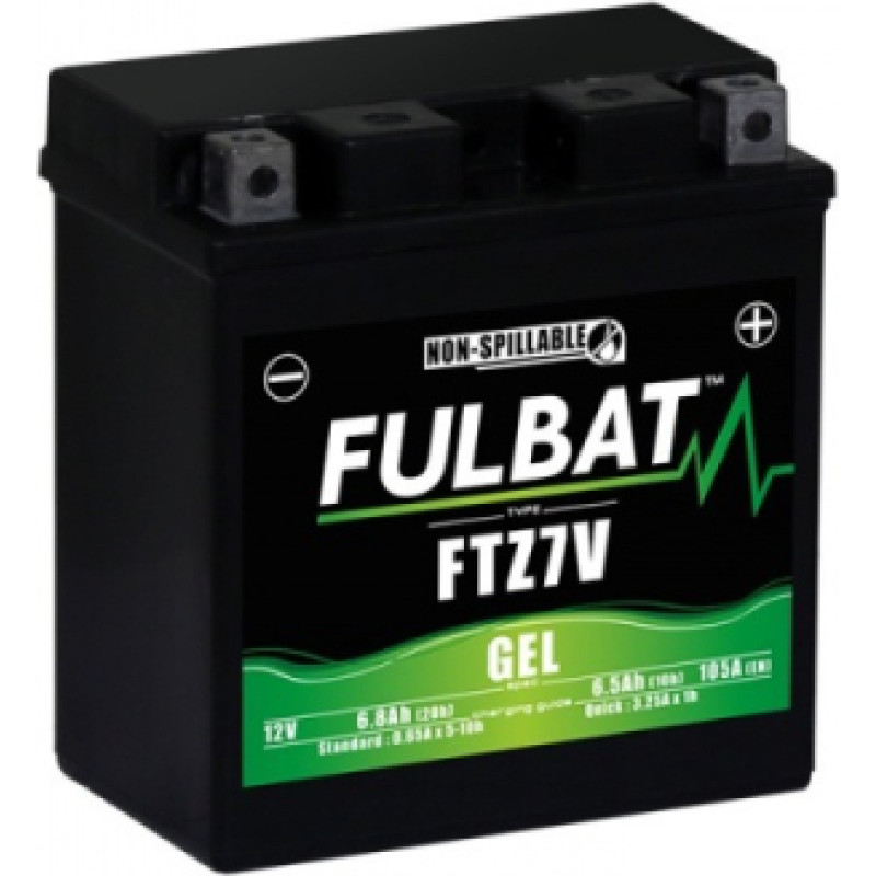 Fulbat - GTZ7V (FTZ7V Gel) - 12V | 105A | 6Ah