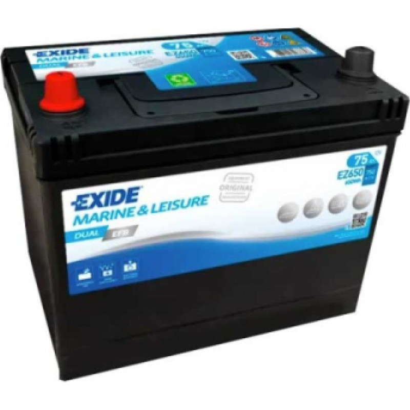 Exide - EZ650 - 12V | 750A | 75Ah