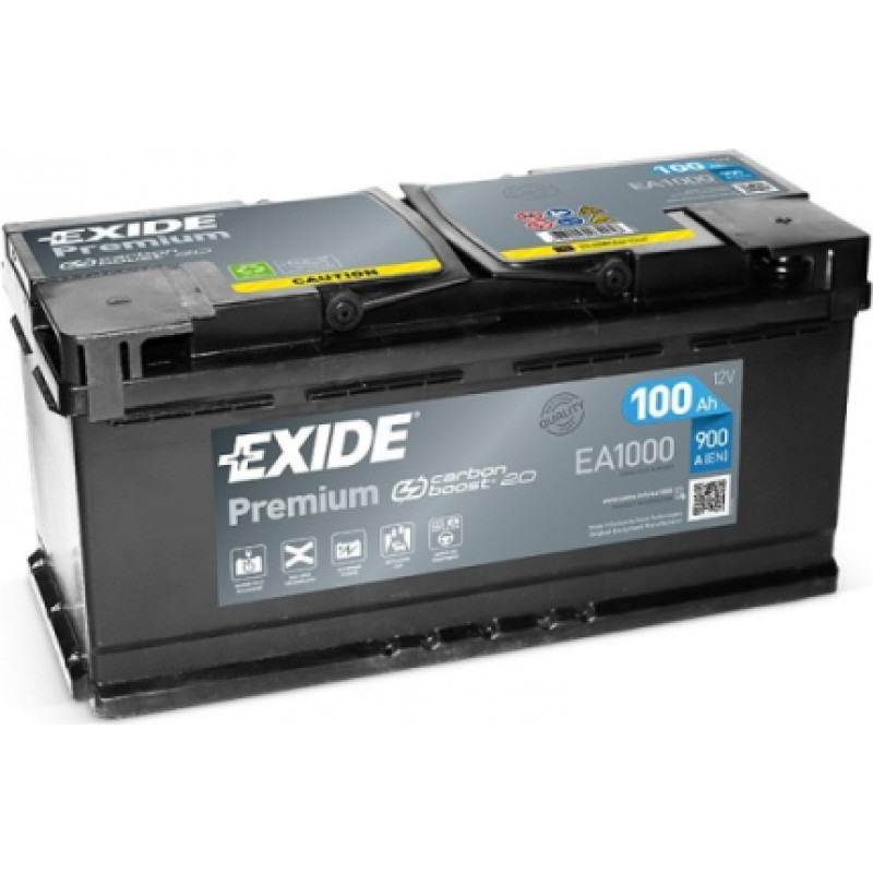 Exide - EA1000 - 12V | 900A | 100Ah