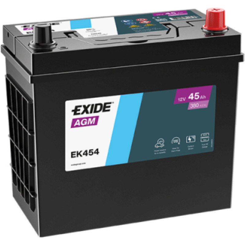 Exide - EK454 - 12V | 380A | 45Ah