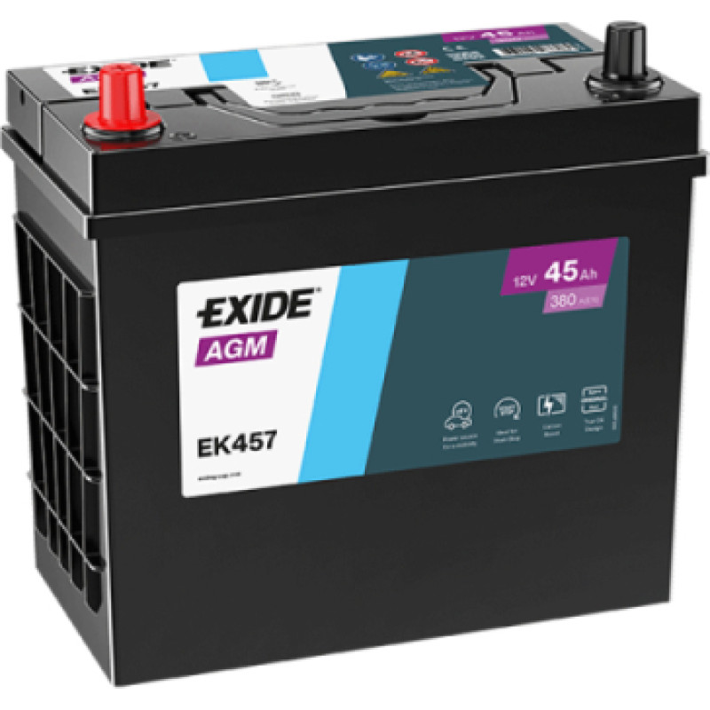 Exide - EK457 - 12V | 380A | 45Ah