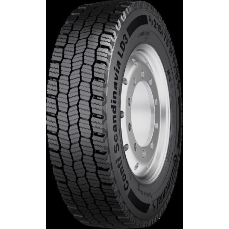 Continental -  SCANDINAVIA LD3 12PR  TL M+S 3PMSF /galas - 215/75 R17C