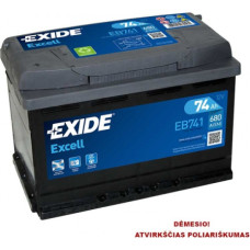 Exide - EB741 - 12V | 680A | 74Ah