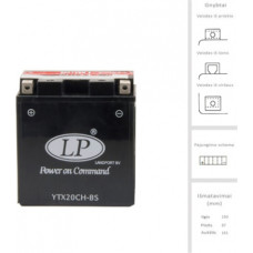 Landport - LTX20CH-BS AGM - 12V | 270A | 18Ah