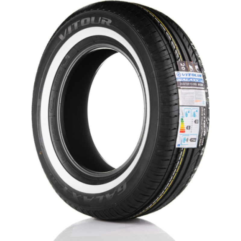 Vitour - Galaxy R1 White Ring 35 mm - 225/70 R15