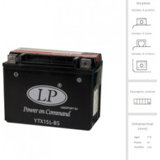 Landport - LTX15L-BS AGM - 12V | 210A | 13Ah